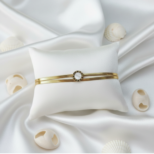 Double White Bracelet