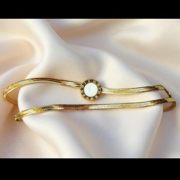 Double White Bracelet